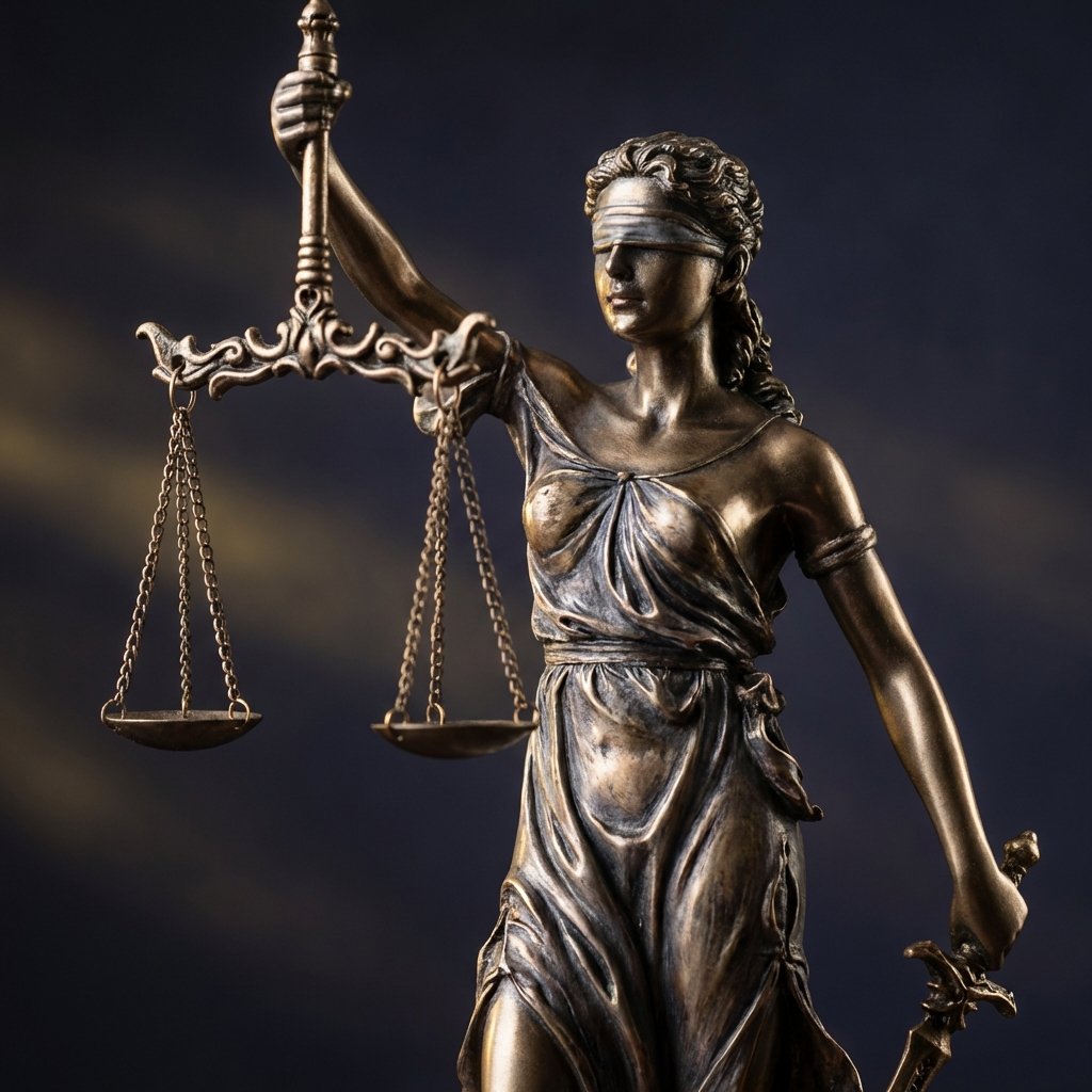 Advocate D.K. Dilip Lady Justice Statue Motihari